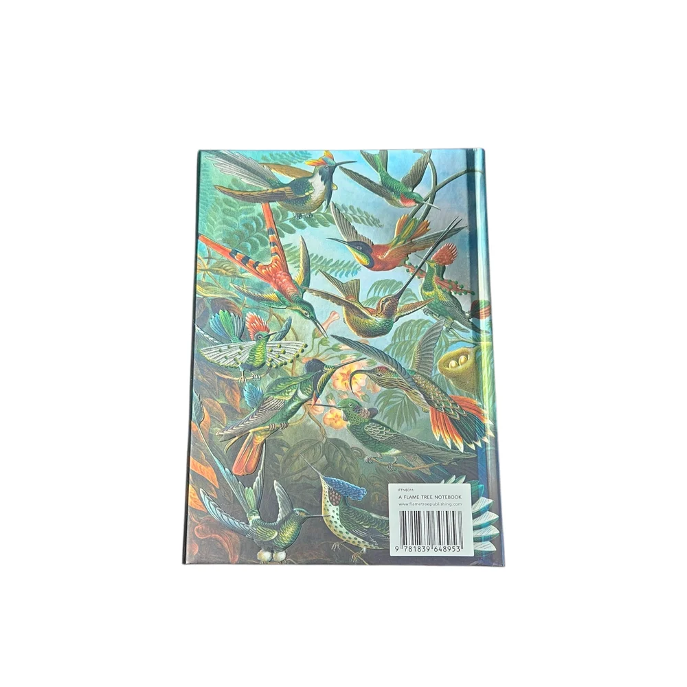 NWT - Ernst Haeckel - Hummingbird Art Hardcover Journal Notebook